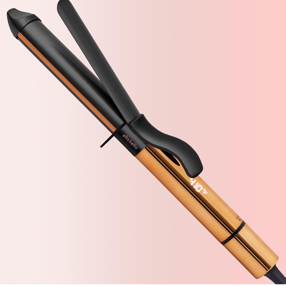 Ella Bella curling iron with clamp 180-400 degrees good condition